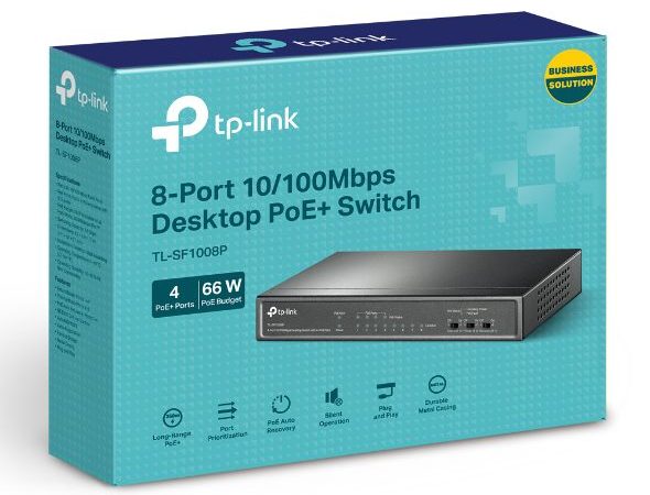 Tp-link 8 Ports PoE TL-SF1008P