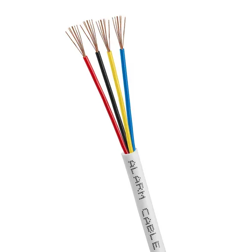 4 Core Burglar Alarm Cable White 4 Core Burglar Alarm Cable White