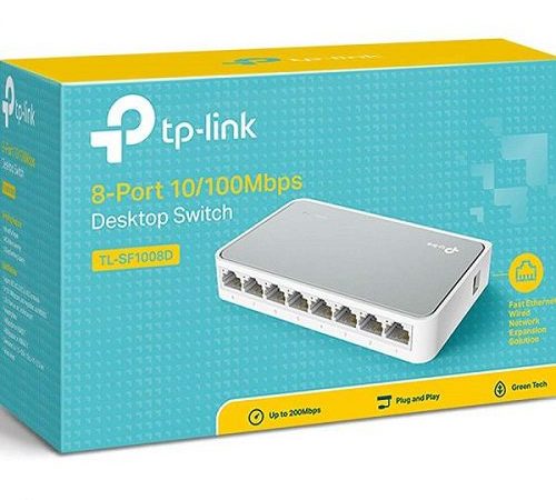 TP-Link TL-SF1008D 8-Port 10/100Mbps Desktop Switch