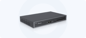 Yeastar P550 rear panel showing FXS, FXO and GSM ports