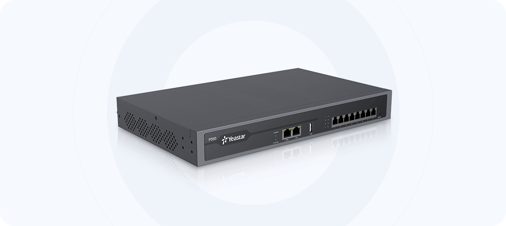yeastar-p550-ip-pbx-kenya Yeastar P550 rear panel showing FXS, FXO and GSM ports